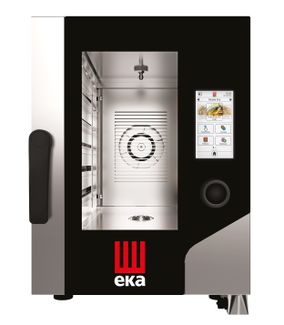 Konvekcinė garinė orkaitė „Millennial Touch Screen Gastro Compact" 6x GN 1/1, elektrinė, su elektroniniu valdymu, Tecnoeka, 400V/7800W, 500x930x(H)700mm 1
