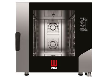 Konvekcinė garinė krosnis Millenial Black Mask Bakery 6× 600×400 mm, elektrinė, Tecnoeka, 400V/10400W, 850x1035x(H)850mm