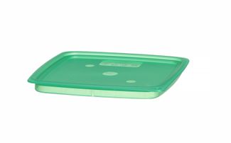 Lid for CamSquares Fresh Pro container, Cambro, for 1,9 l and 3,8 l containers, Green, 191x191x(H)19mm 1