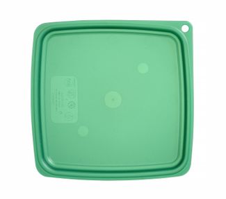 Lid for CamSquares Fresh Pro container, Cambro, for 1,9 l and 3,8 l containers, Green, 191x191x(H)19mm 2