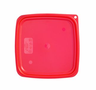 Lid for CamSquares Fresh Pro container, Cambro, for 5,7 l and 7,6 l containers, Red, 229x229x(H)19mm 2