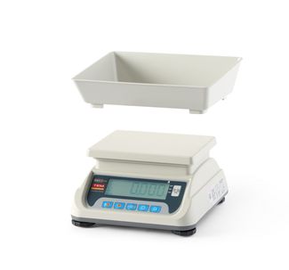 LCD kitchen scale with legalisation, ECO+ line, TEM, 255x264x(H)189mm 3