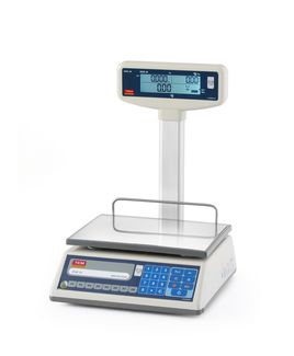 Waga kalkulacyjna LCD z wysięgnikiem i legalizacją, seria EGE, 15 kg, TEM, 325x377x(H)394mm 3