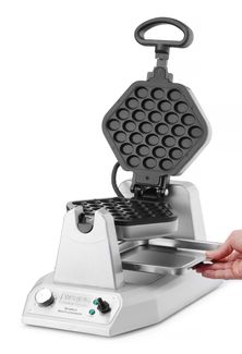 Rotacinė vaflių keptuvė „Bubble Waffle“ vafliams, su nuimamomis plokštelėmis, Waring, 230V/1200W, 267x432x(H)216mm 3
