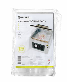 Worki do gotowania sous vide do pakowarek komorowych, HENDI, 100 szt., 150x250mm