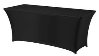 Table cover, rectangular, HENDI, 810910 810897, Black, 1830x760x(H)730mm