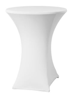 Table cover, round, HENDI, 811047, 810958, White, ⌀850x(H)1150mm 2