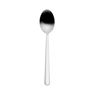 Adria 163mm dessert spoon, Ove, Silver