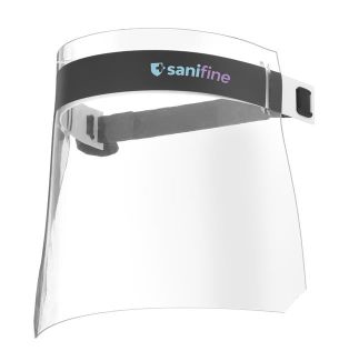 Przyłbica ochronna, Sanifine, transparentny