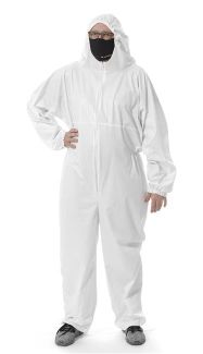 Kombinezon ochronny z powłoką poliuretanową rozm.L/XL, Sanifine, biały