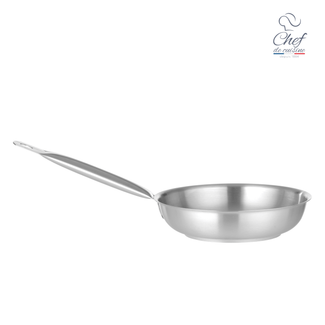 Patelnia ze stali nierdzewnej Prime, Chef de cuisine, srebrny