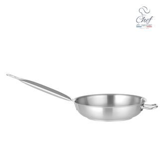 Patelnia ze stali nierdzewnej Prime, Chef de cuisine, srebrny