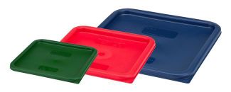 Cover for CAMBRO's CamSquare container., Cambro, for the 5.7 L and 7.6 L containers – red, Red, 227x227x(H)16mm 2