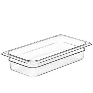 Camwear GN 1/3 polycarbonate container., Cambro, GN 1/3, 2,4L, Transparent, 325x176x(H)65mm 2