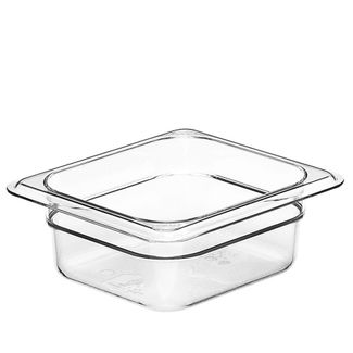 Pojemnik Camwear GN 1/6 z poliwęglanu, Cambro, Camwear, GN 1/6, 1L, transparentny, 162x176x(H)65mm 2