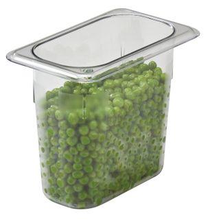 Camwear GN 1/9 polycarbonate container., Cambro, GN 1/9, 1,4L, Transparent, 108x176x(H)150mm 2