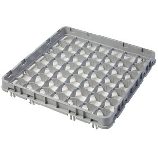 Nástavec koše full drop 500x500 mm šedý, model E1, Cambro, počet přihrádek: 49 (7x7), rozměr přihrádky: 62x62 mm, Světle šedá, 499x499x(H)51mm