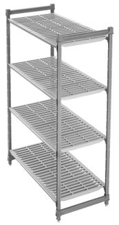 Camshelving Basics Plus storage rack made of composite plastic with 4 vented shelves, Cambro, 915x460x(H)1830mm 2