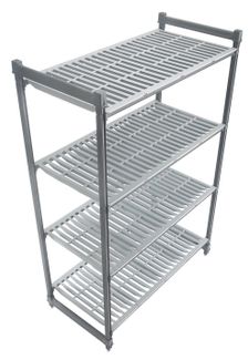 Camshelving Basics Plus storage rack made of composite plastic with 4 vented shelves, Cambro, Camshelving, 915x540x(H)1830mm 2