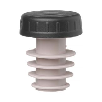 Korek z nakrętką, BarUp, czarny, 6 szt., ⌀xmm
