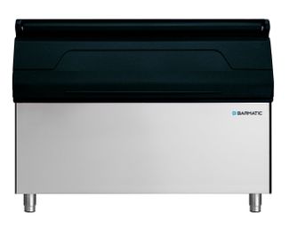 Pojemnik do wytwornicy lodu - seria M BIN405, poj. 406 kg, Barmatic, Barmatic, srebrny