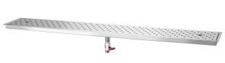 TopBar Oxygen drip tray with condensation drain line, Barmatic, Silver 1