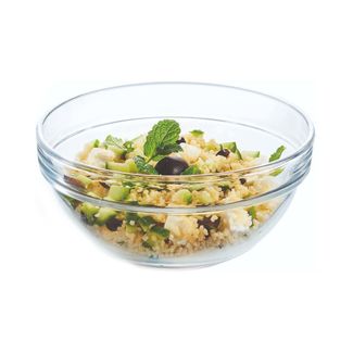 Empilable salad bowl, Arcoroc, 550 ml, 0,55L, Transparent, ⌀138x(H)52mm 2