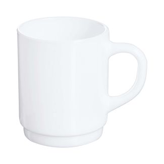 Kubek Restaurant, Arcoroc, 250 ml, 0,25L, biały, 6 szt., ⌀72x(H)89mm