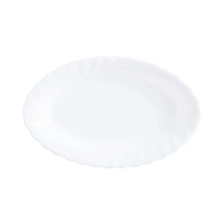 Trianon appetizer plate, Arcoroc, Trianon, 220 mm, White, 220x140x(H)28mm 2