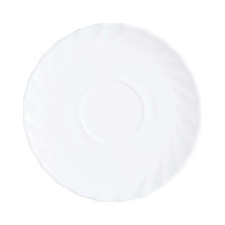 Trianon saucer, Arcoroc, Trianon, ø160 mm, White, ⌀160x(H)17mm 3