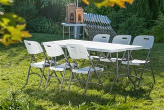 Stół cateringowy, HENDI, max. obciążenie: 150 kg, 1800x740x(H)740mm