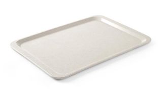 Polyester tray for self-service restaurants, AmerBox, GN 1/1, Granite, 530x325mm, Rectangular 1