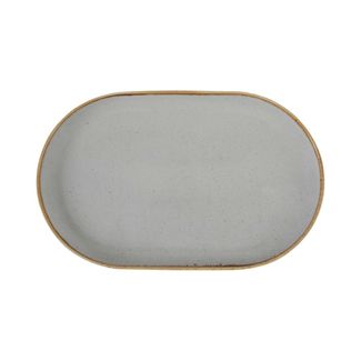 Ashen oval platter, Porland, Porland Seasons Ashen 1