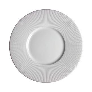 Talerz Gourmet ze średnim rantem Willow, kremowy