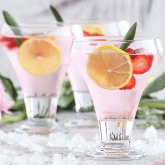 Pucharek do lodów i deserów Frosty 305 ml, LAV, LAV, transparentny