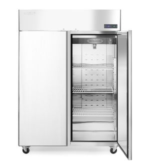 B2B HENDI - Szafa chłodnicza 2-drzwiowa, 1240 l, Arktic, Profi Line, GN 2/1, 940L, 230V/350W, 1314x800x(H)2082mm
