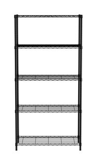 B2B HENDI - Regał magazynowy z 5 półkami, HENDI, czarny, 910x455x(H)1830mm