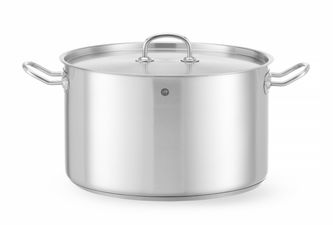 B2B HENDI - Garnek średni z pokrywką, HENDI, Kitchen Line, 15L, ⌀320x(H)190mm