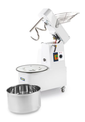 Spirálový mixér se stoupací hlavou a odnímatelnou mísou, HENDI, 35 kg/h, 10L, 230V/370W, 380x590x(H)575mm
