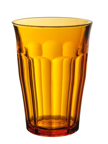 Kõrge klaas PICARDIE AMBER, Duralex, PICARDIE MARINE, 0,36L, Oranž, 6 tk., ⌀88x(H)124mm