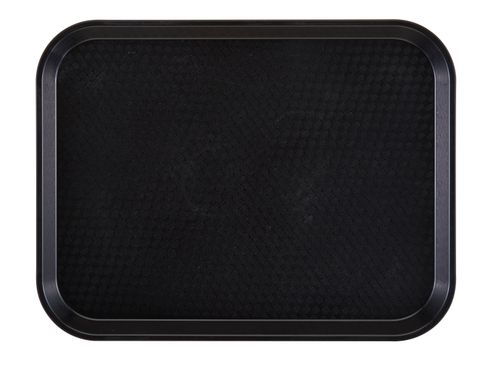 Padėklas iš polipropileno fast food, vidutinis, Cambro, Juodas, 300x410x(H)19mm