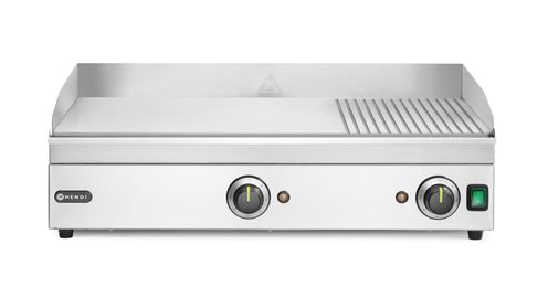 1/3 rievotā grila plāksne, HENDI, Kitchen Line, 230V/3500W, 697x474x(H)241mm