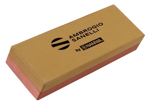 Naniwa Accessori japāņu asināšanas akmens, Ambrogio Sanelli, graudainums: 1000/3000, 185x65x(H)30mm