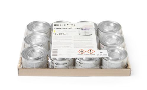 Lata de combustible para chafing dish, HENDI, 12 uds