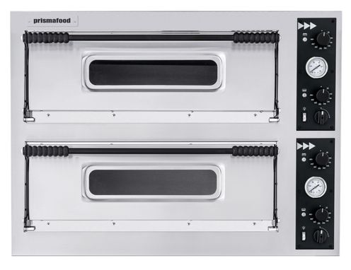 Piec do pizzy Basic Slim, Prismafood, 2 komory, 400V/12000W, 1305x600x(H)745mm
