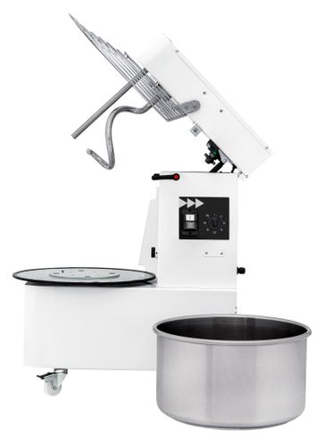 Miesiarka spiralna z podnoszoną głowicą i wyjmowaną dzieżą, 22 l, Prismafood, 56 kg/godz., 22L, 400V/750W, 390x670x(H)735mm