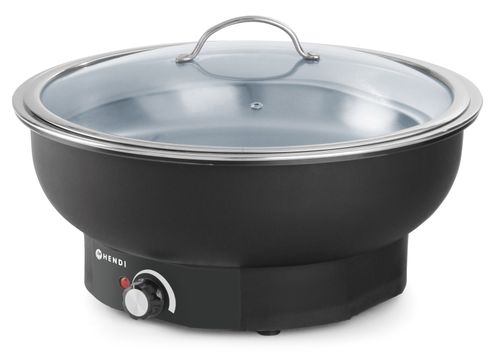 Podgrzewacz elektryczny okrągły Tesino, HENDI, Kitchen Line, 6,8L, 230V/500W, ⌀405x(H)240mm
