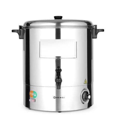 Hervidor dispensador de bebidas calientes, HENDI, 28L, 230V/2200W, ⌀465x(H)488mm