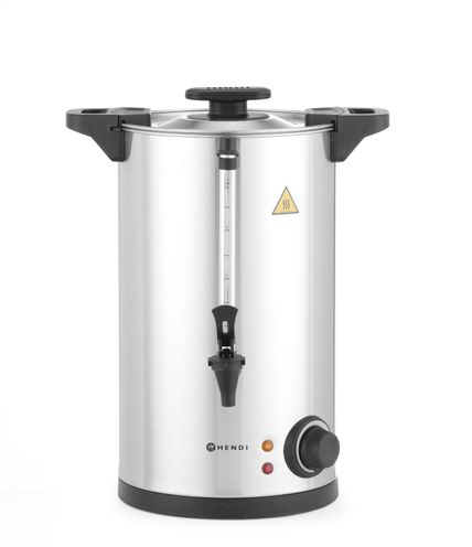 Warnik do wody o pojedynczych ściankach, HENDI, Ok. 65 filiżanek w 40 min., 10L, 230V/1500W, 340x315x(H)430mm
