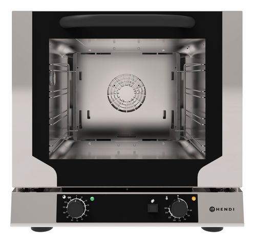 Konvektionsofen kompakt mit Beschwadung, HENDI, 230V/3100W, 590x709x(H)589mm